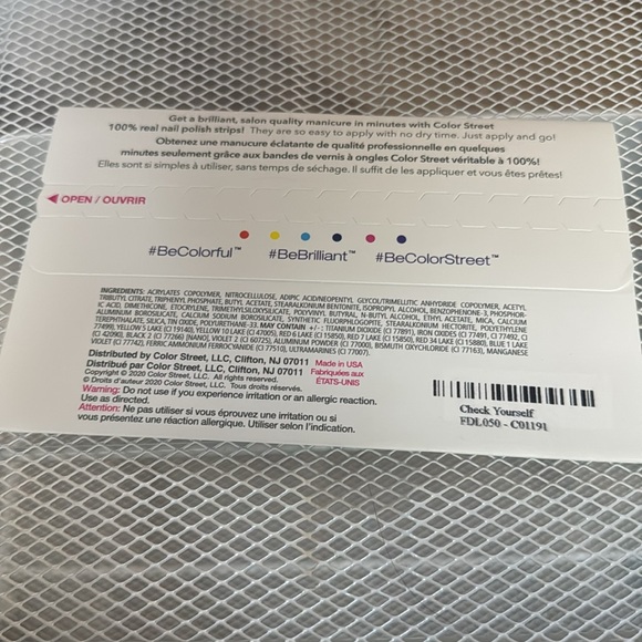 Color Street Check Yourself Nail Strips - Picture 2 of 2